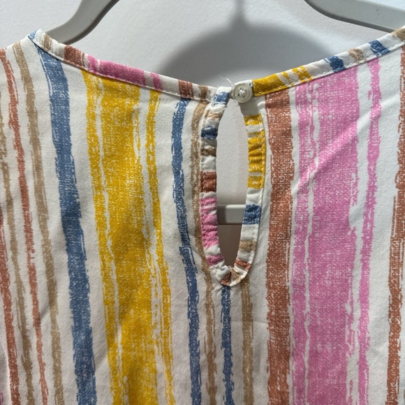 Kiwi fresh womens sleeveless Multicolor Striped Blouse. Size XL - Picture 7 of 9